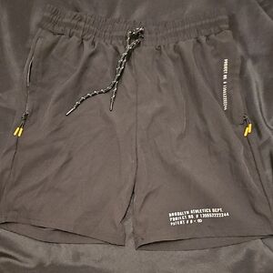 Black Men's Athletic Shorts
